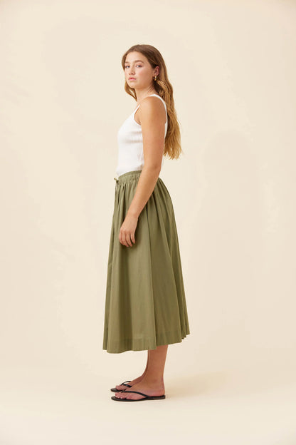Rosa Maxi Skirt - Sage