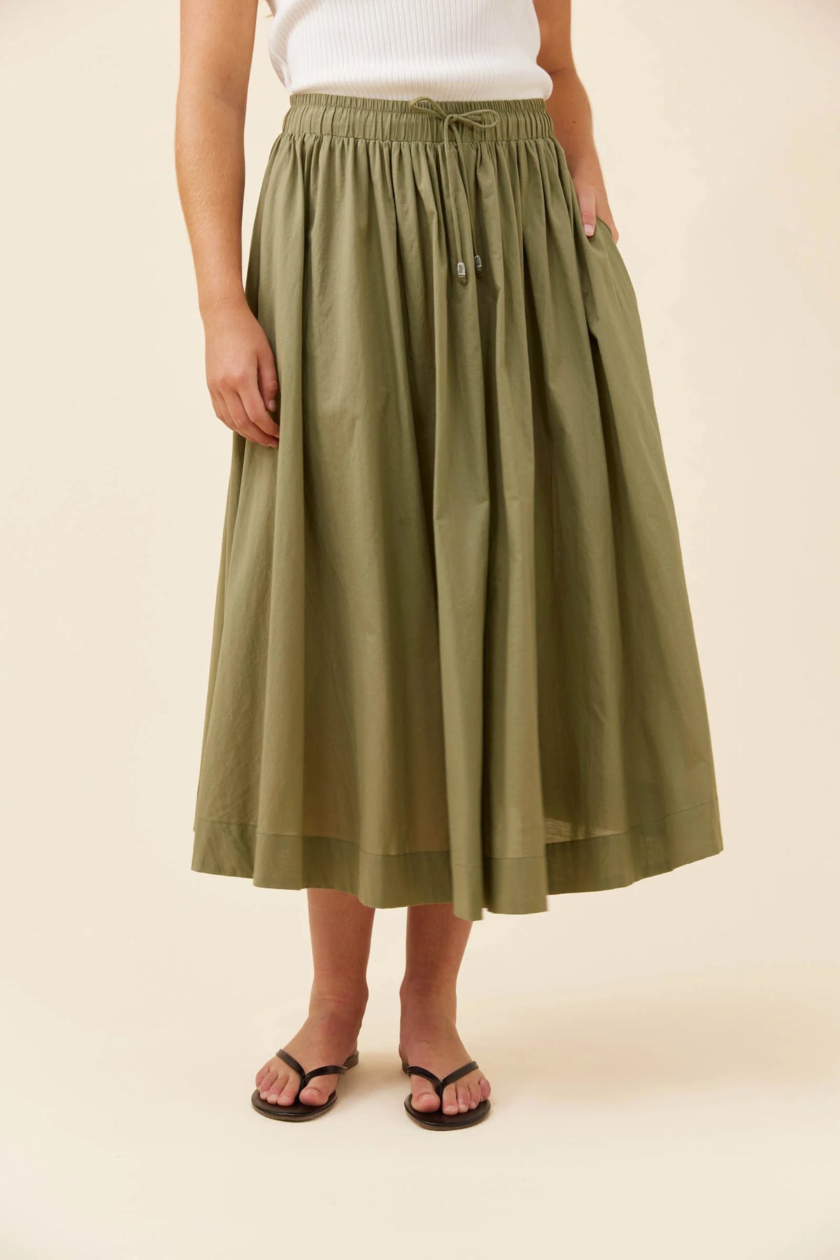 Rosa Maxi Skirt - Sage