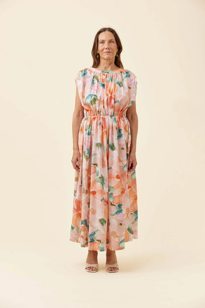 Rosa Reversible Maxi Dress - Floral