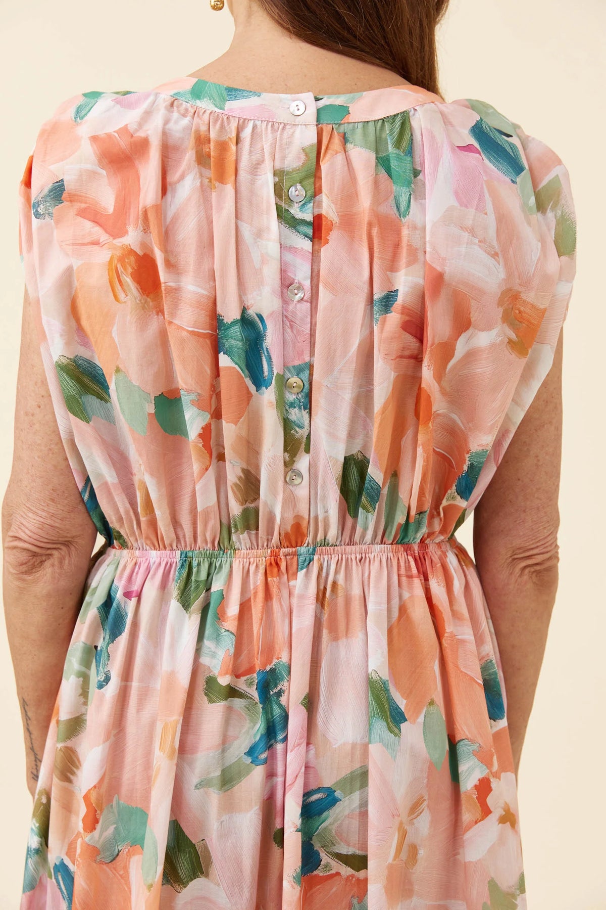 Rosa Reversible Maxi Dress - Floral