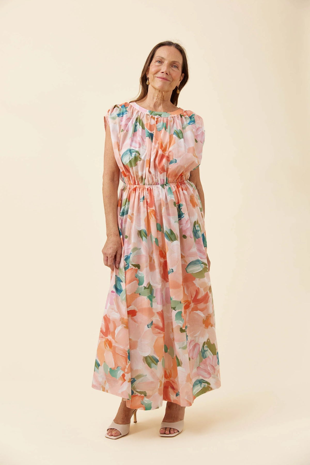 Rosa Reversible Maxi Dress - Floral