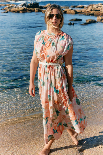 Rosa Reversible Maxi Dress - Floral