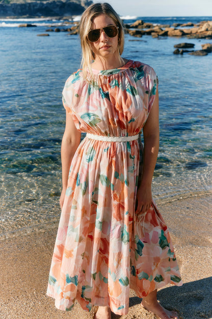 Rosa Reversible Maxi Dress - Floral