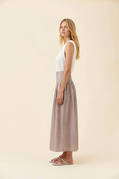 Lyndell Maxi Skirt - Taupe