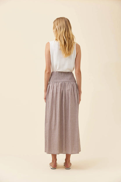 Lyndell Maxi Skirt - Taupe