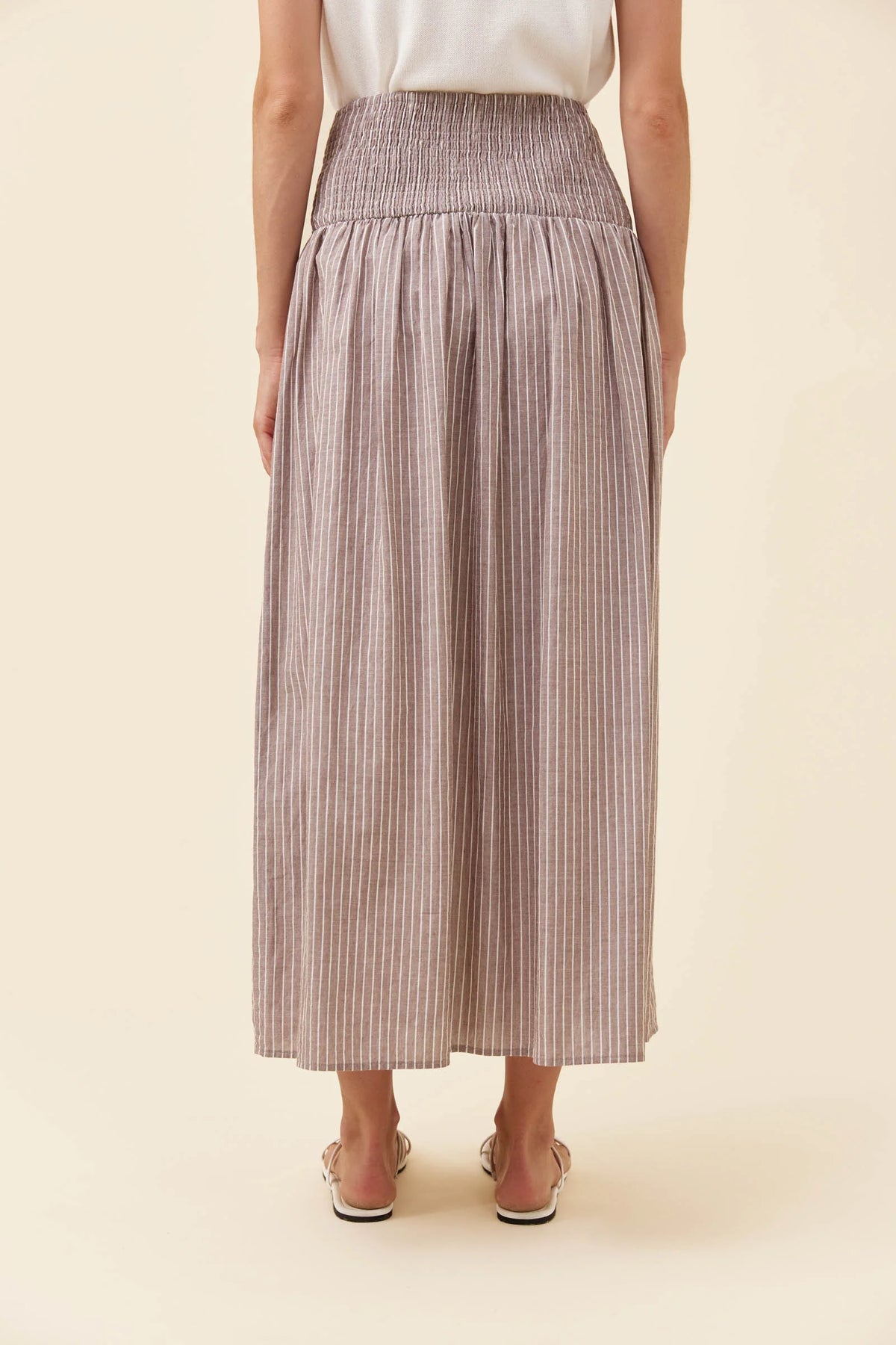 Lyndell Maxi Skirt - Taupe