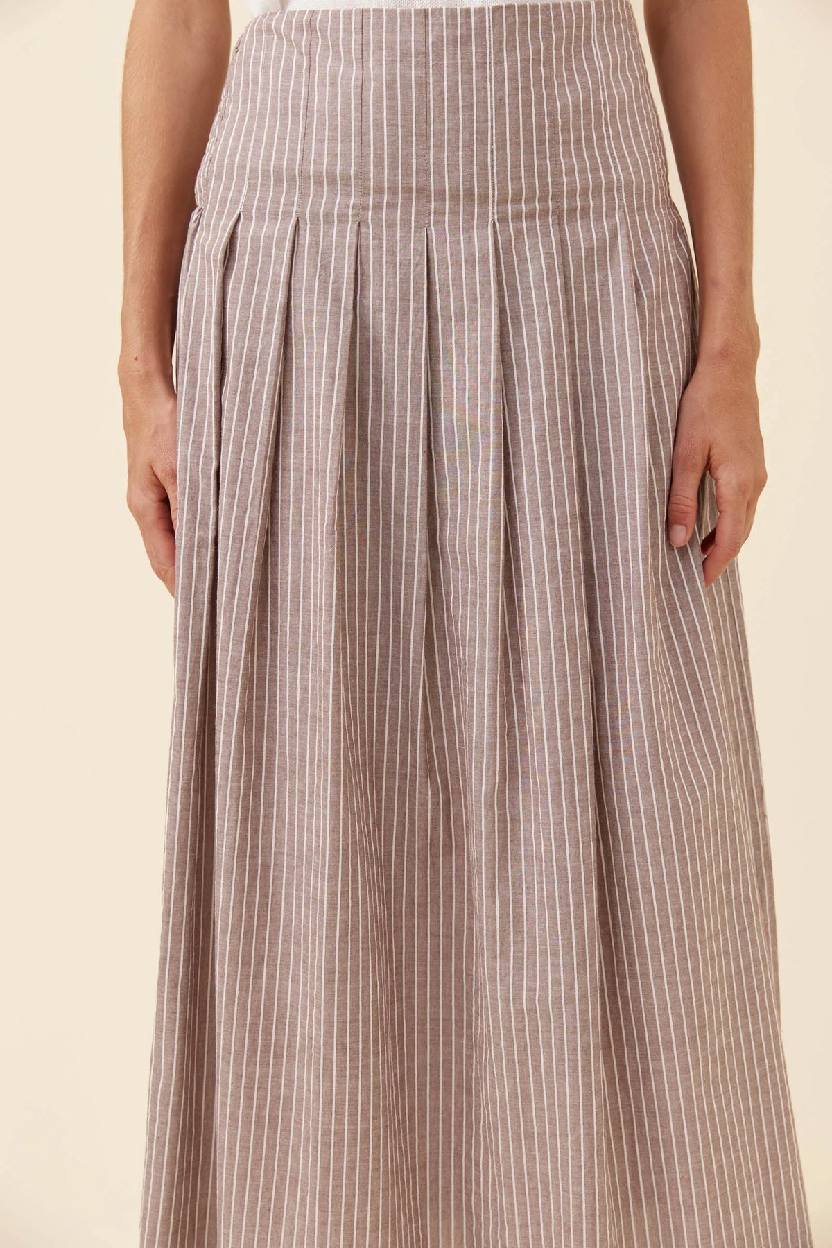 Lyndell Maxi Skirt - Taupe