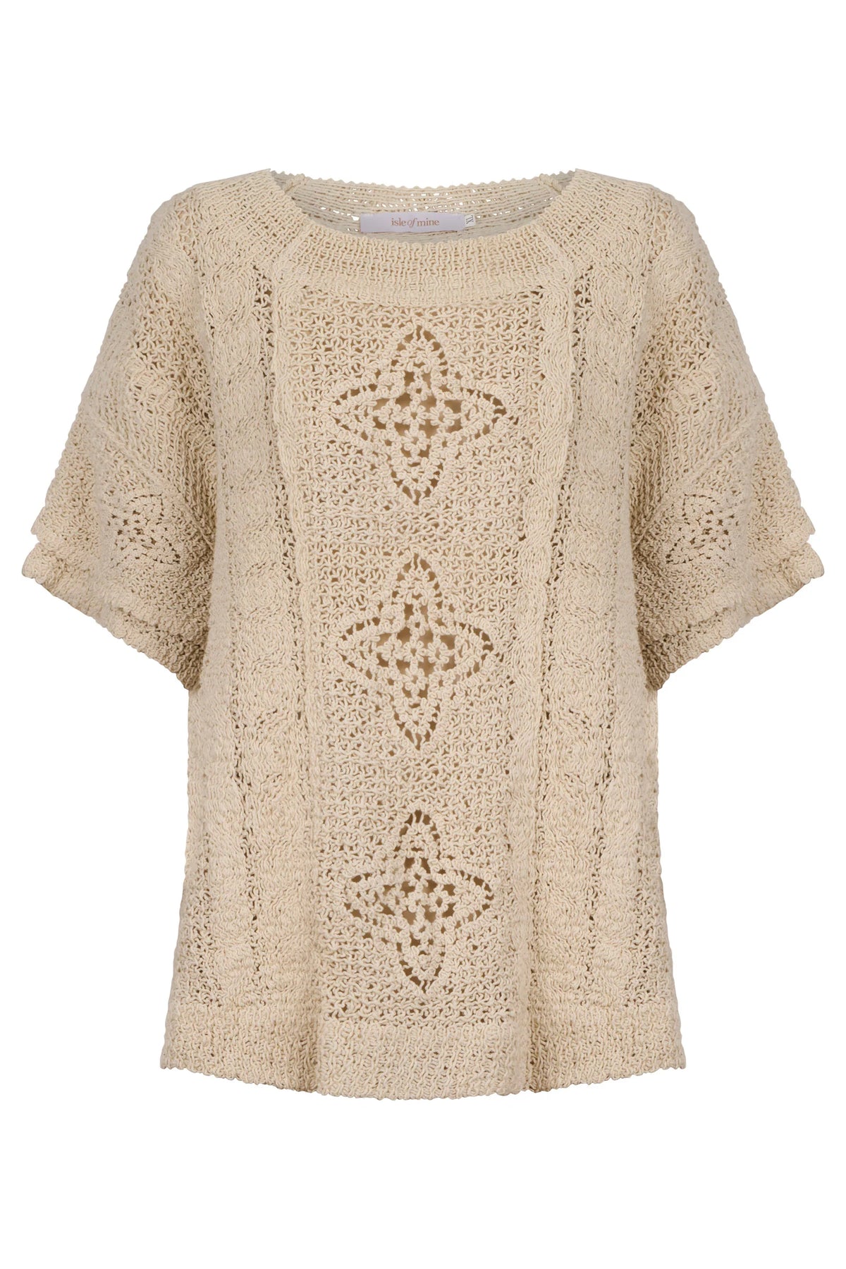Maggie Crochet Top - Canvas