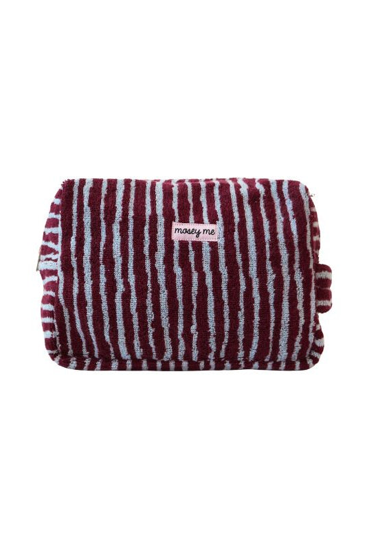 Terry Toiletry Bag - Strokes