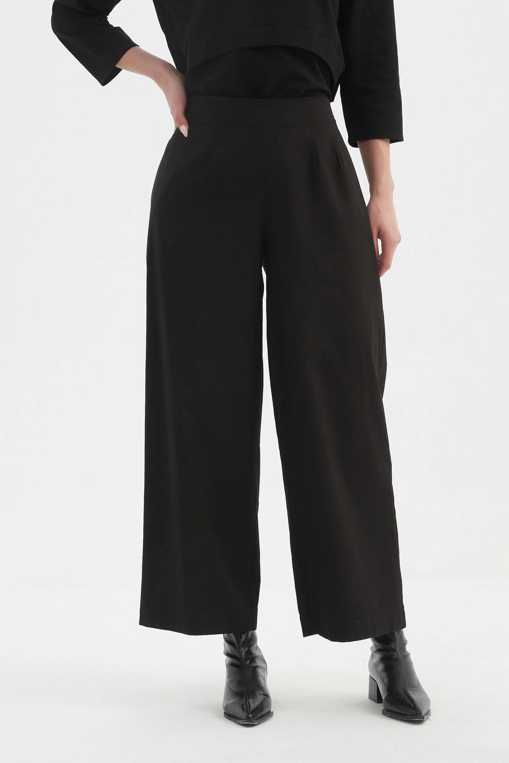 Long Classic Trouser - Black
