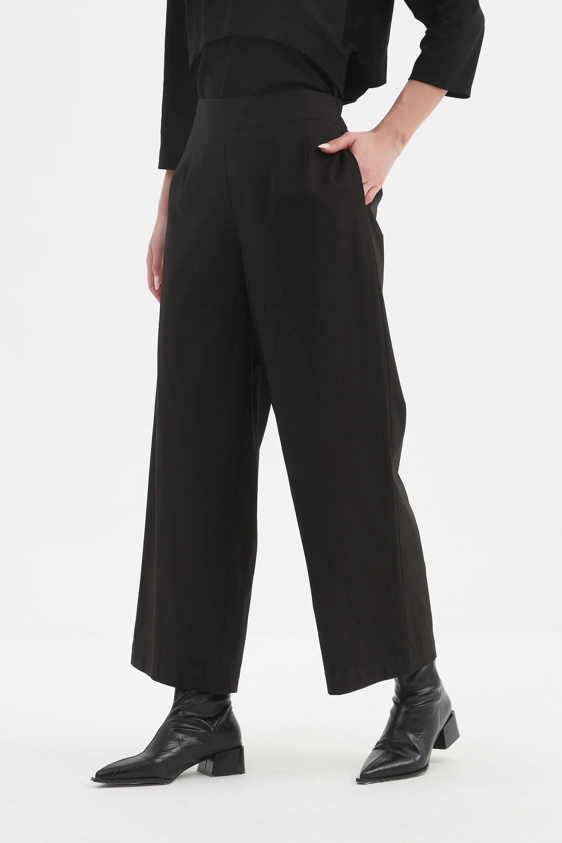 Long Classic Trouser - Black