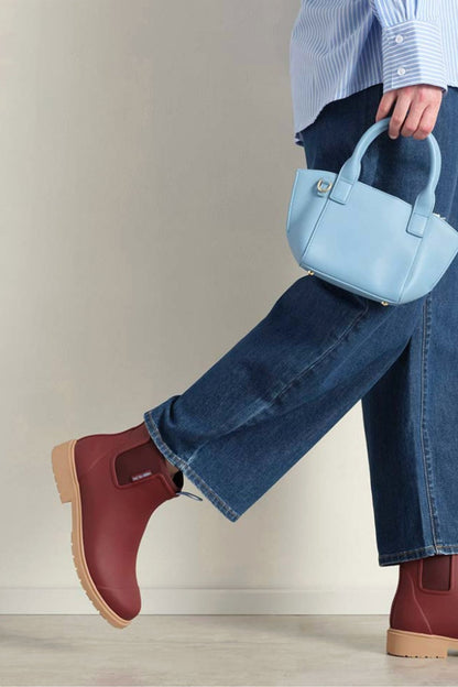 Merry People Bobbi Gumboots/Rainboots - Brick Red