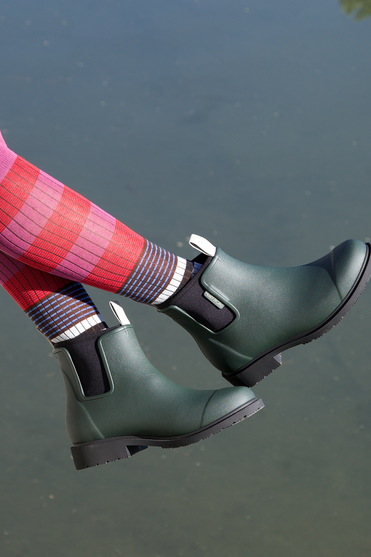 Merry People Bobbi Gumboots/Rainboots - Forest Green