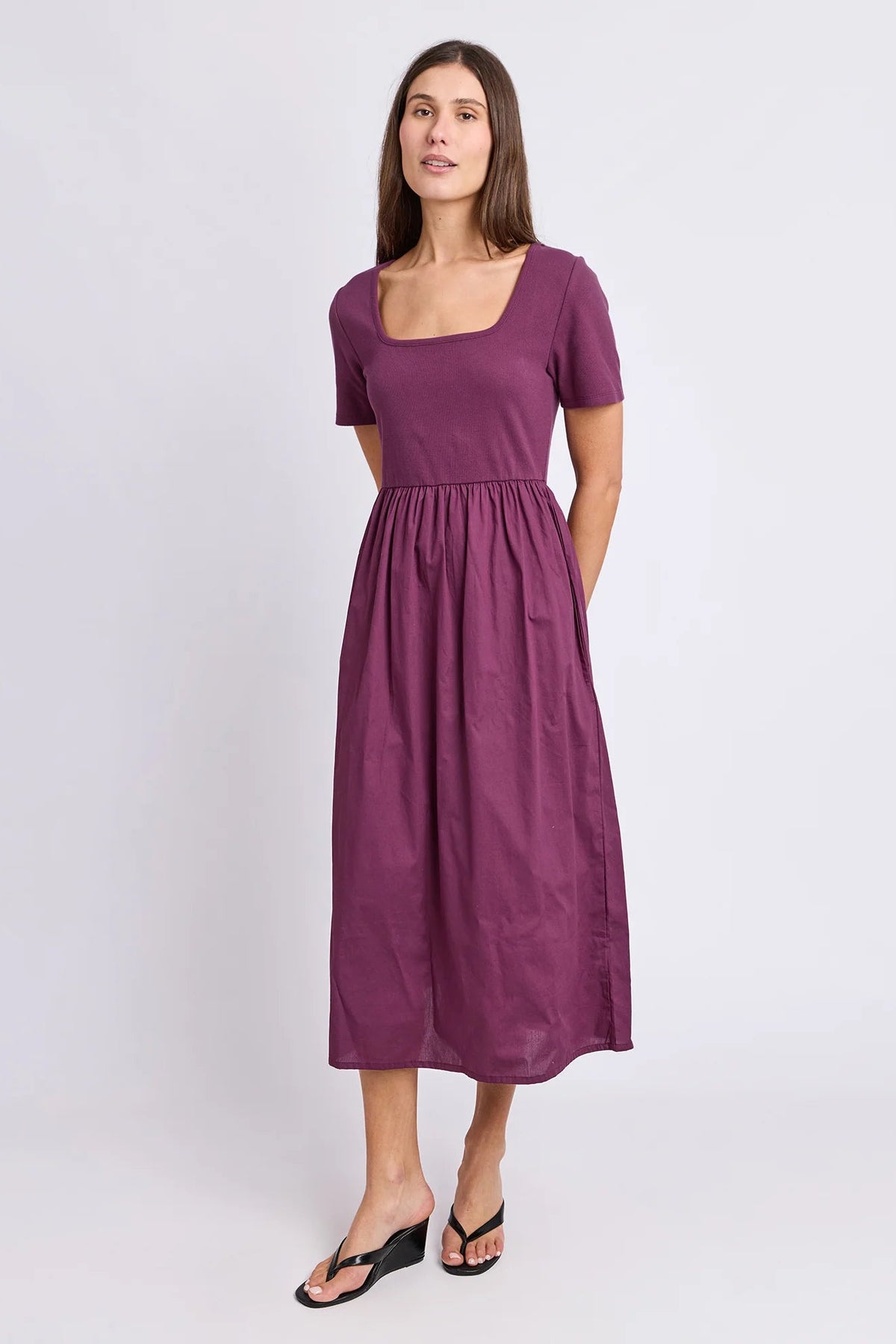 Foxwood Ella Dress - Plum
