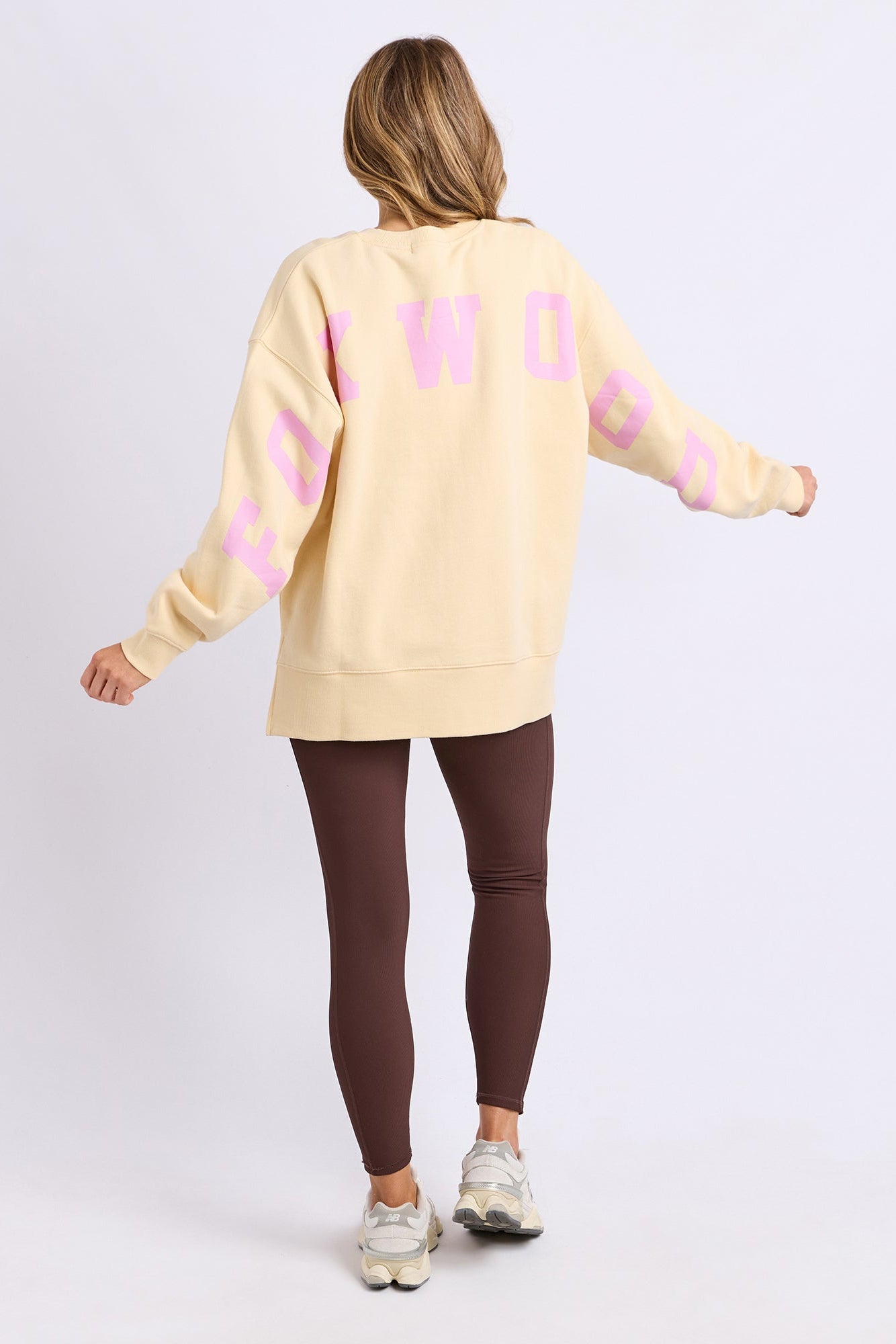 Foxwood Interval Crew - Lemon/Pink