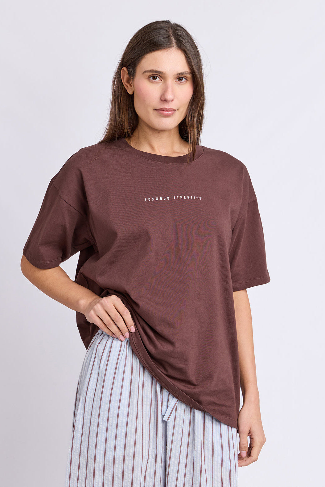 Foxwood Captain Tee - Chocolate