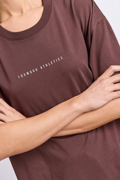 Foxwood Captain Tee - Chocolate