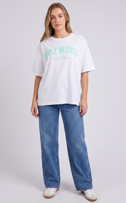 Foxwood Interval Tee - Wht/Mint