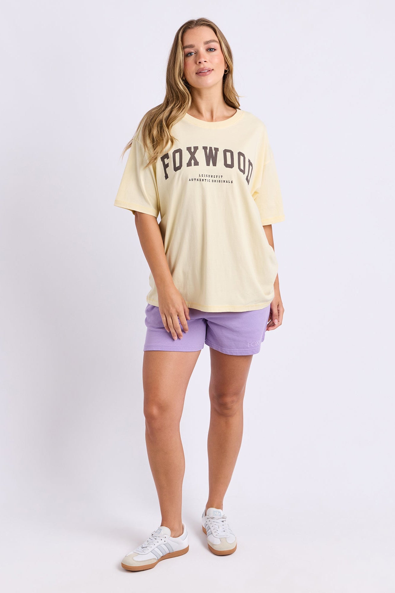 Foxwood Interval Tee - Butter/Choc