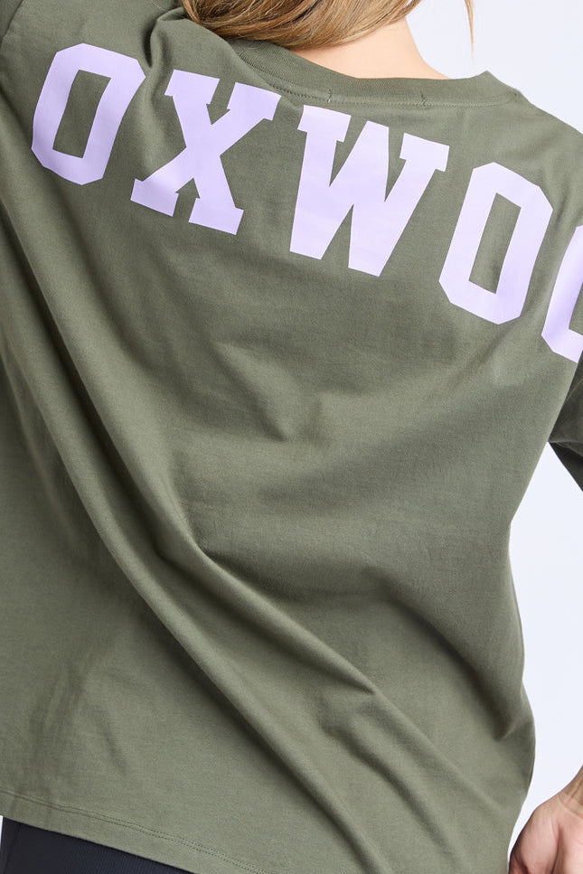 Interval Tee - Khaki/Lilac