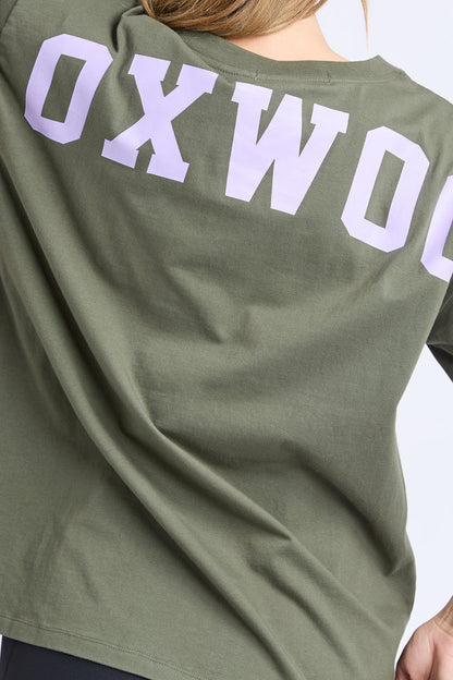 Interval Tee - Khaki/Lilac