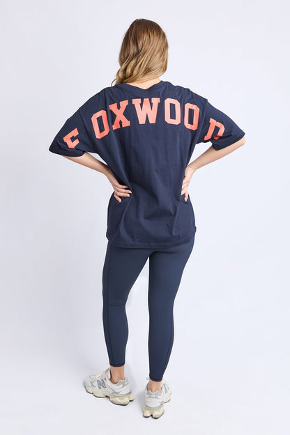 Interval Tee - Navy/Orange