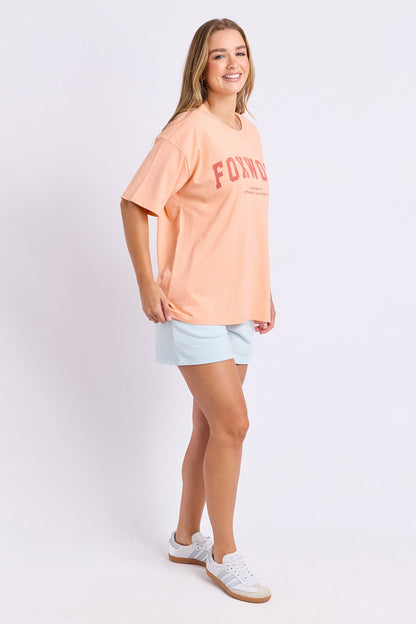 Foxwood Interval Tee - Neon Peach