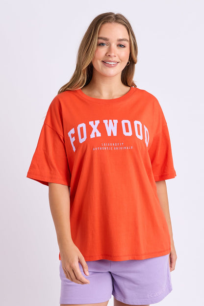 Foxwood Interval Tee - Grenadine/Lilac