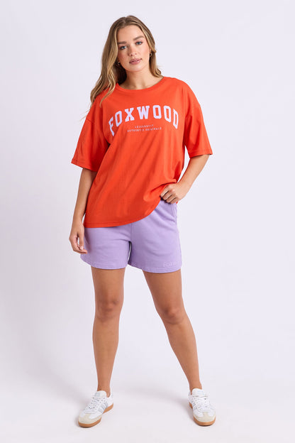 Foxwood Interval Tee - Grenadine/Lilac