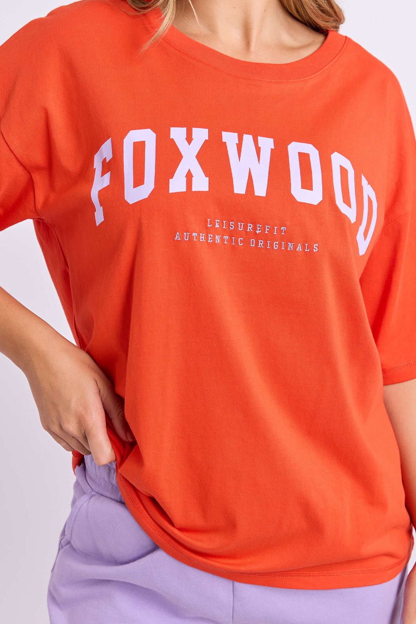 Foxwood Interval Tee - Grenadine/Lilac