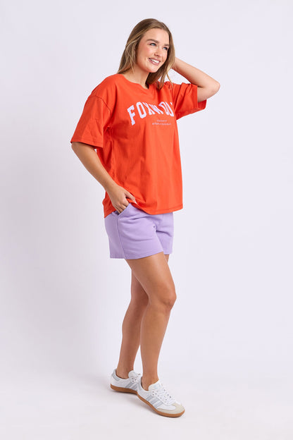 Foxwood Interval Tee - Grenadine/Lilac