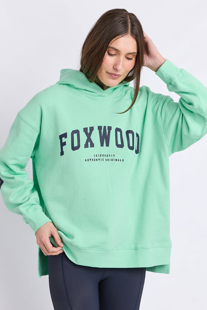 Foxwood Interval Hoodie - Neon Mint