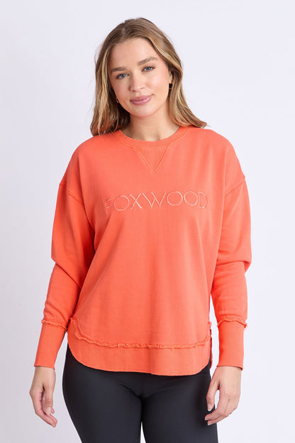 Simplified Crew - Orange Red