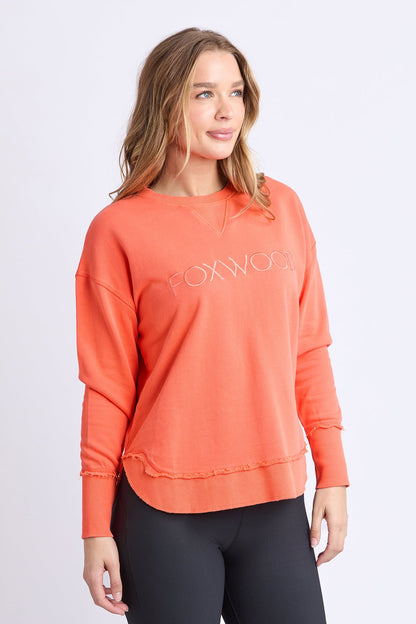 Simplified Crew - Orange Red