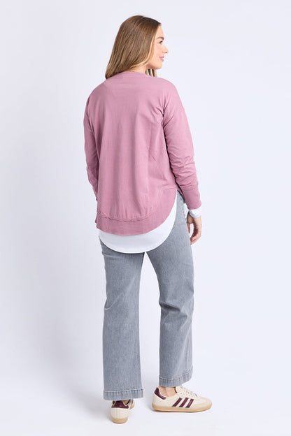 Farrah Long Sleeve - Dusty Rose