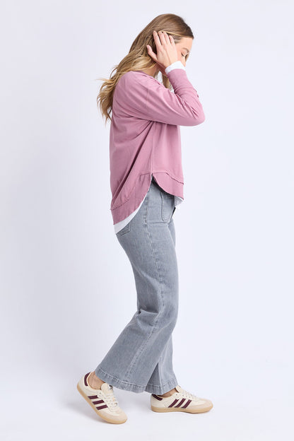 Farrah Long Sleeve - Dusty Rose