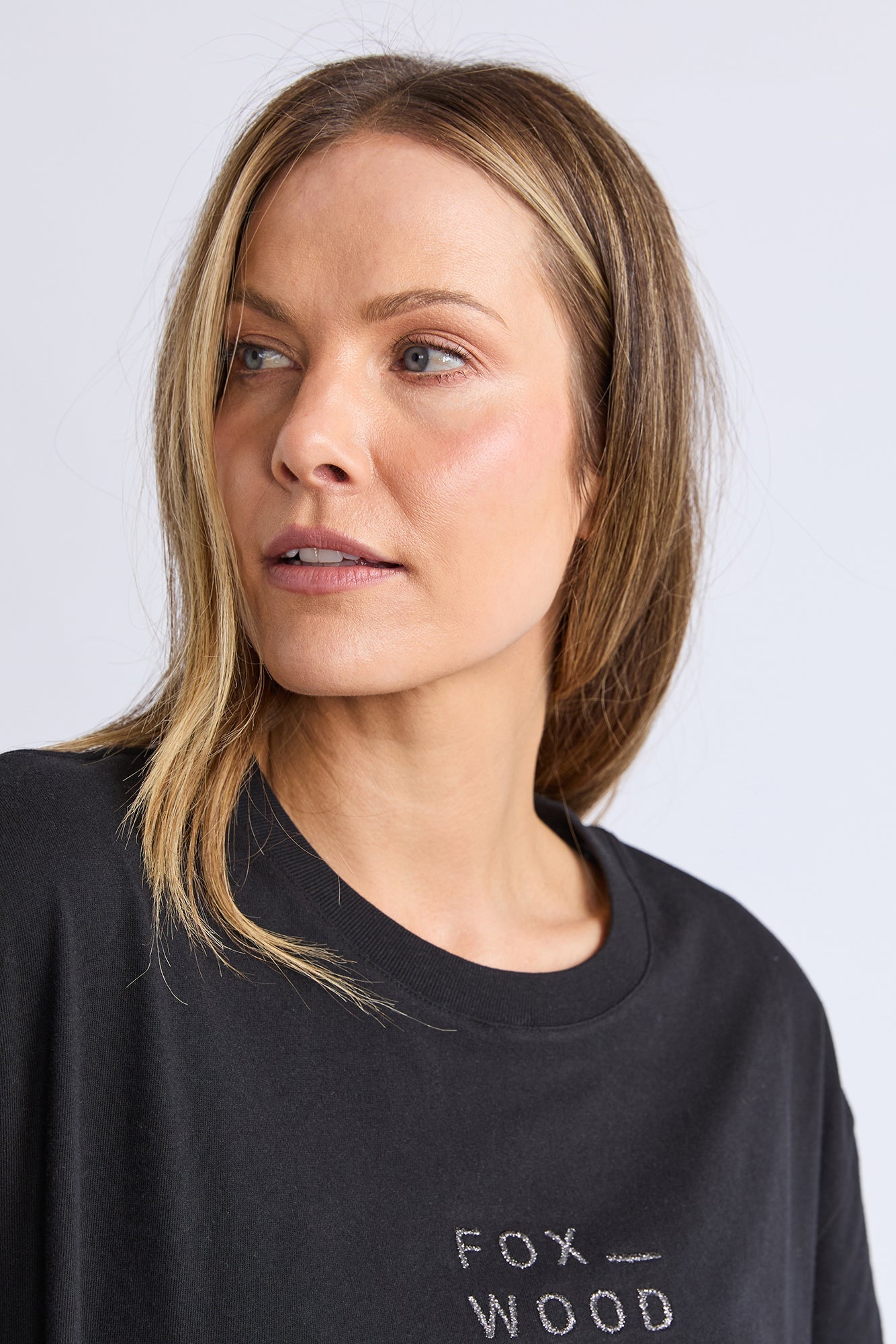 Foxwood Huntleigh Oversized Tee - Black