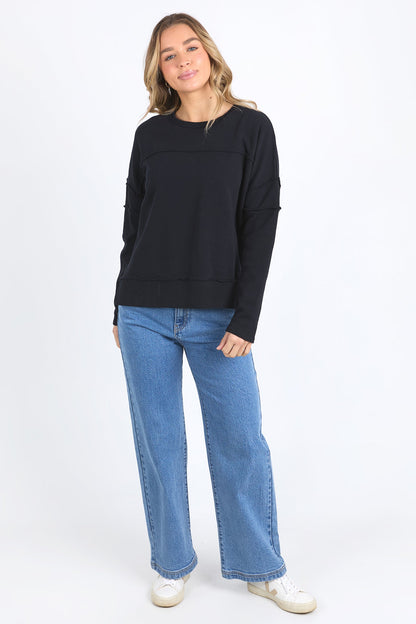 Foxwood Jayne Throw On Fleece - Black