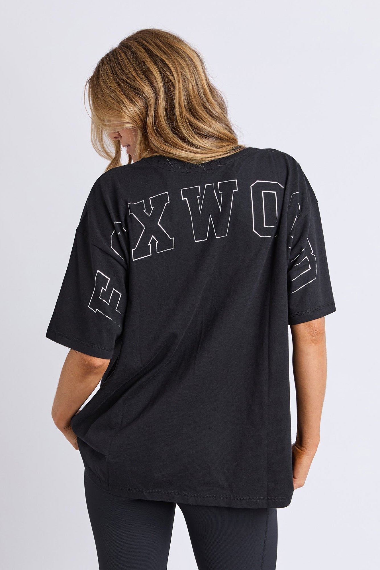 Foxwood Interval Tee - Black/Silver