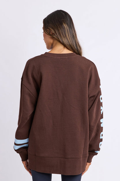 Foxwood Origin Crew - Light Blue with Coffee