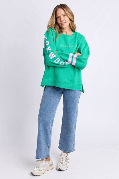 Foxwood Origin Crew - Green/Pink
