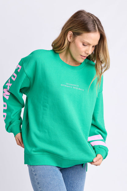 Foxwood Origin Crew - Green/Pink