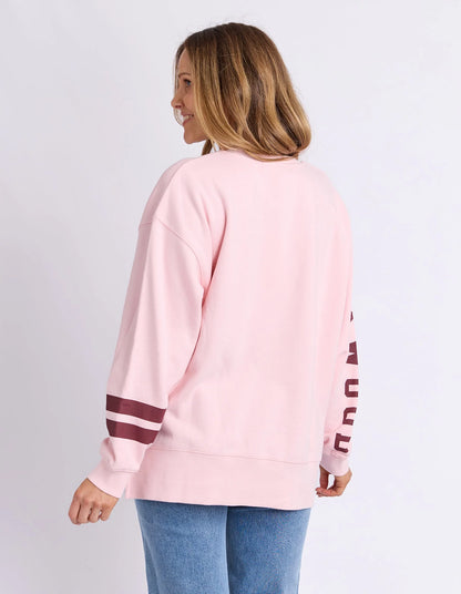 Foxwood Origin Crew - Pink/Burgandy