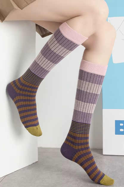 Funky Long Stripe Socks