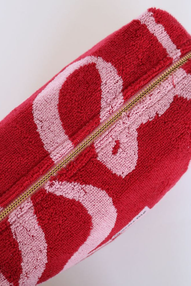 Terry Toiletry Bag - Ribbon