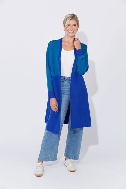 Cyprus Cardigan - Blue/Oasis