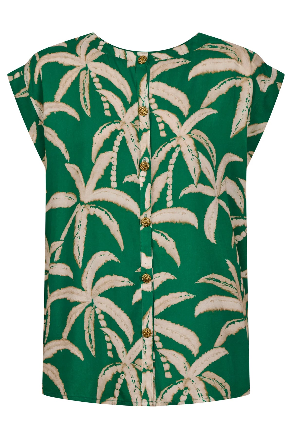 Congo Button Top - Palm