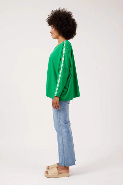 Elba Heart L/S Tshirt - Green