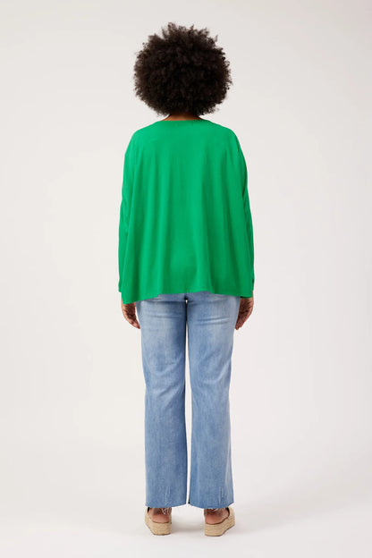Elba Heart L/S Tshirt - Green
