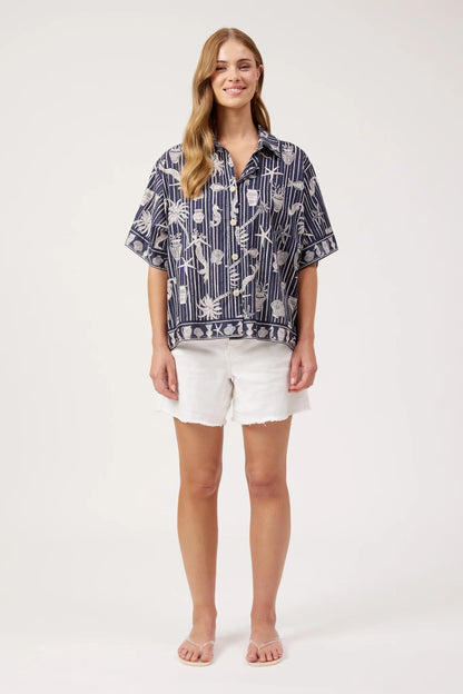 Crete Shirt - Sea